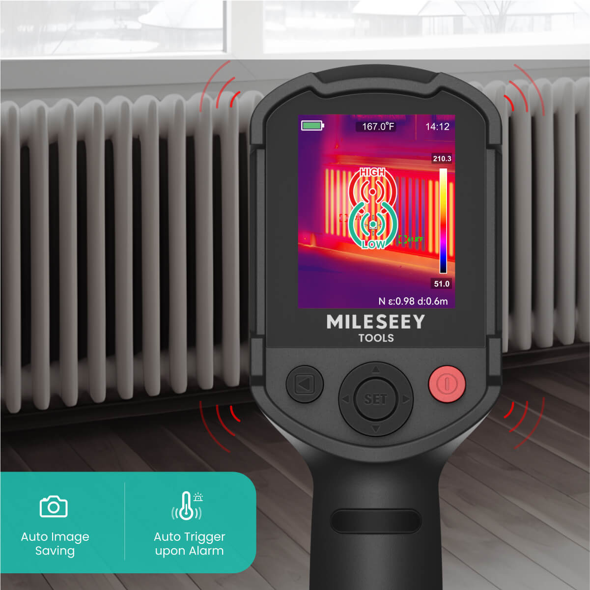 TR20 Pro Dual Camera Thermal Imaging Camera with Video Recording