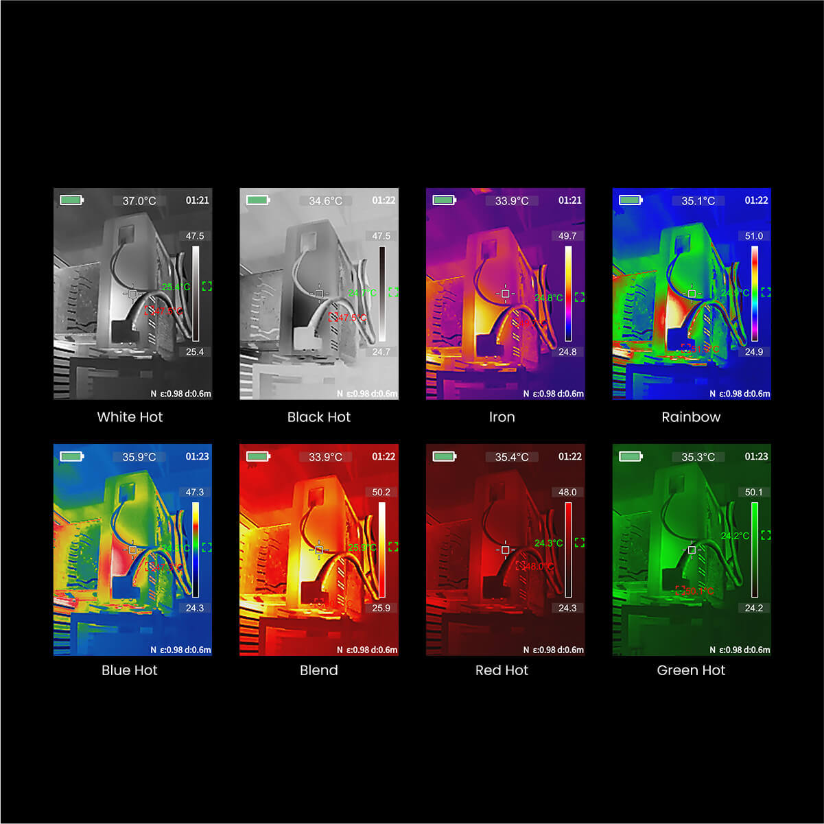 TR20 Pro Dual Camera Thermal Imaging Camera with Video Recording