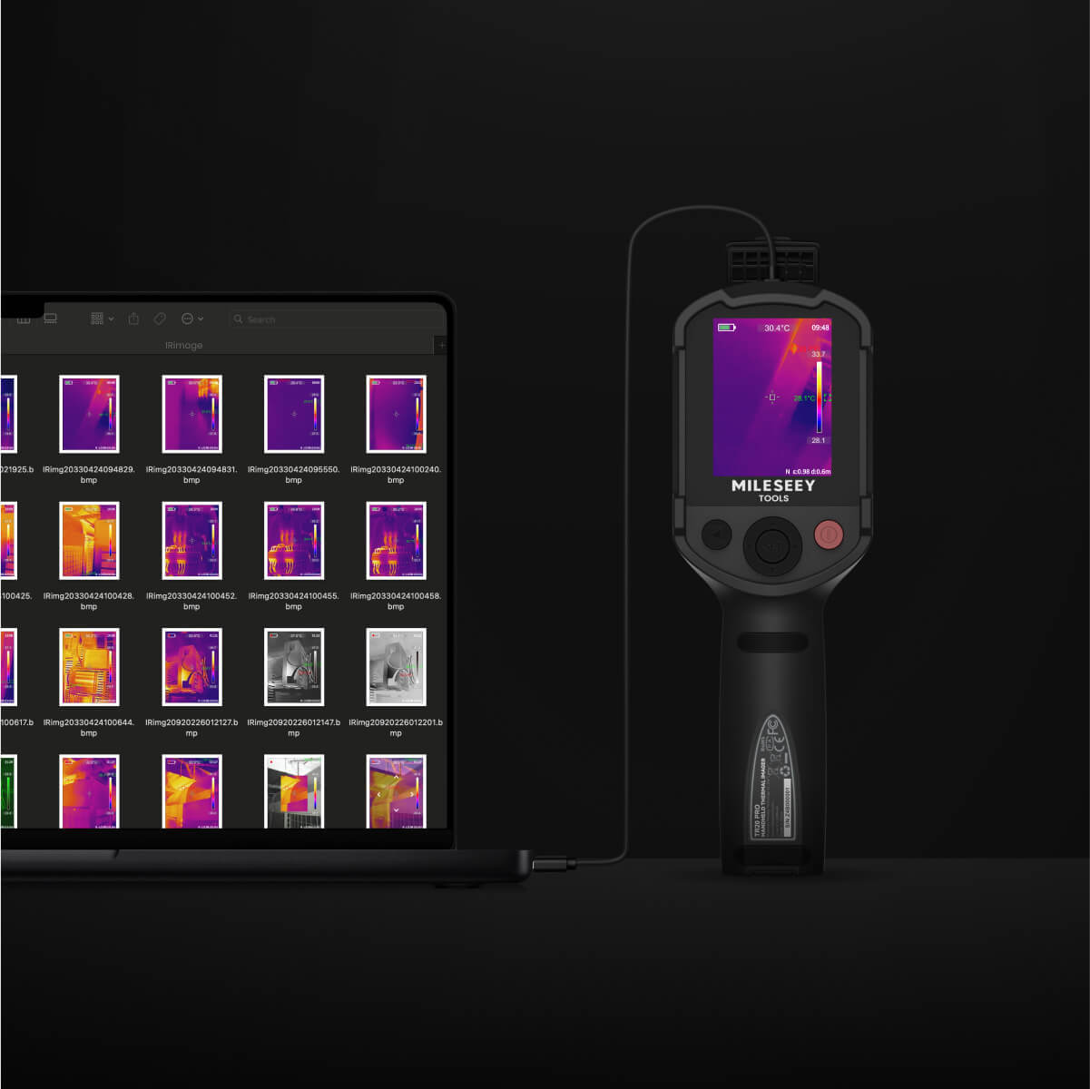 TR20 Pro Dual Camera Thermal Imaging Camera with Video Recording