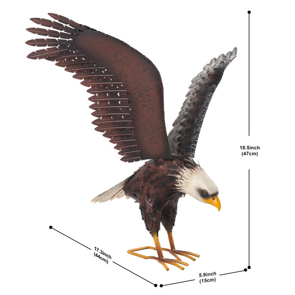 Palmhurst Birds Weather Resistant Metal Garden Statue