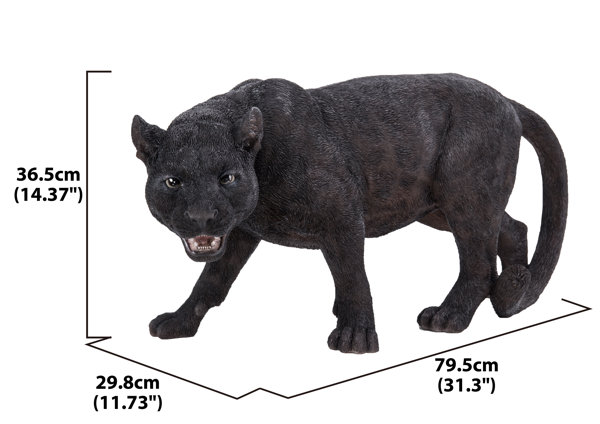 Panther Stalking Statue