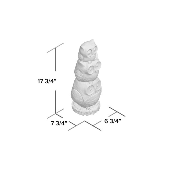 Stacking Owls Statue