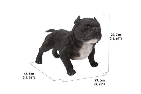 Walking Bully Dog Statue