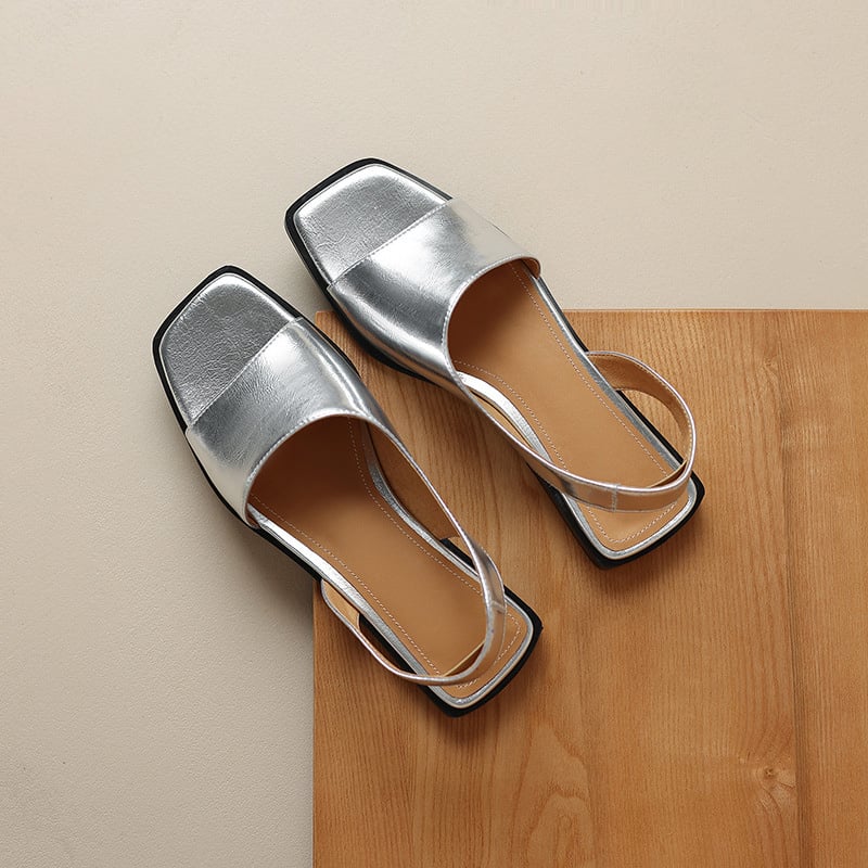 Maricarmen Open Toe Flats Sandals