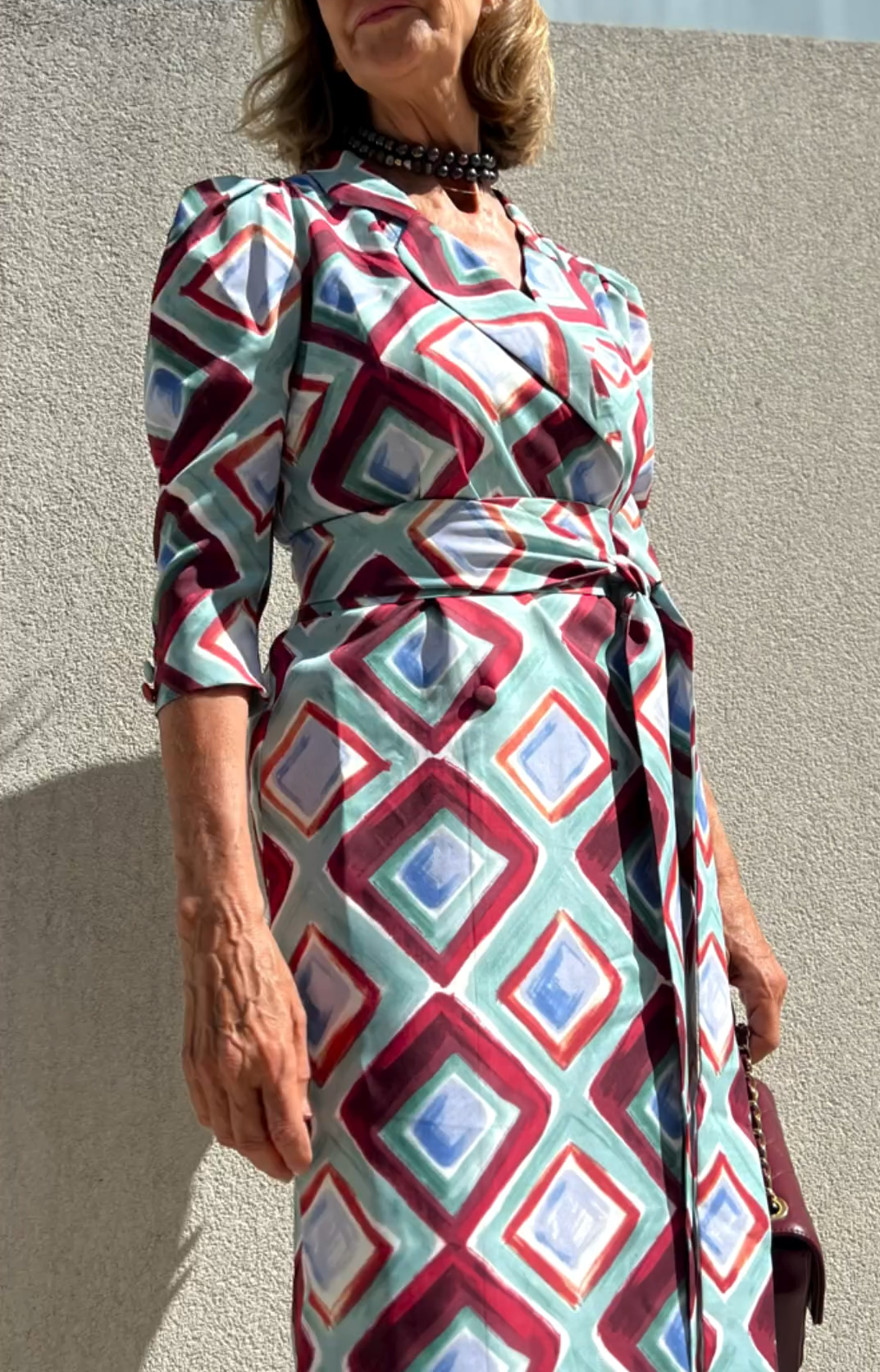 Geometric Midi Dress