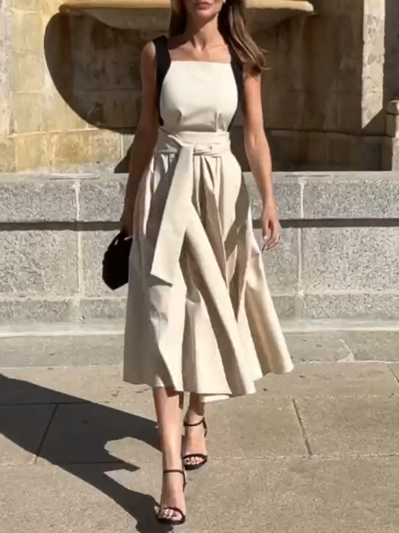 Viola Elegant Midi Dress