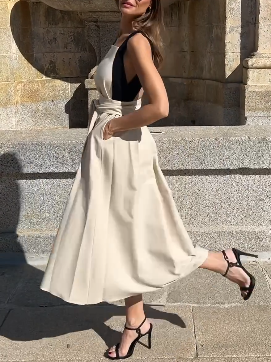 Viola Elegant Midi Dress