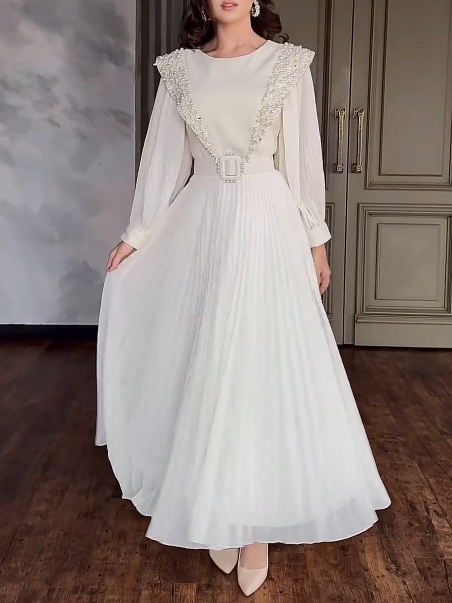 Daphne White Maxi Dress