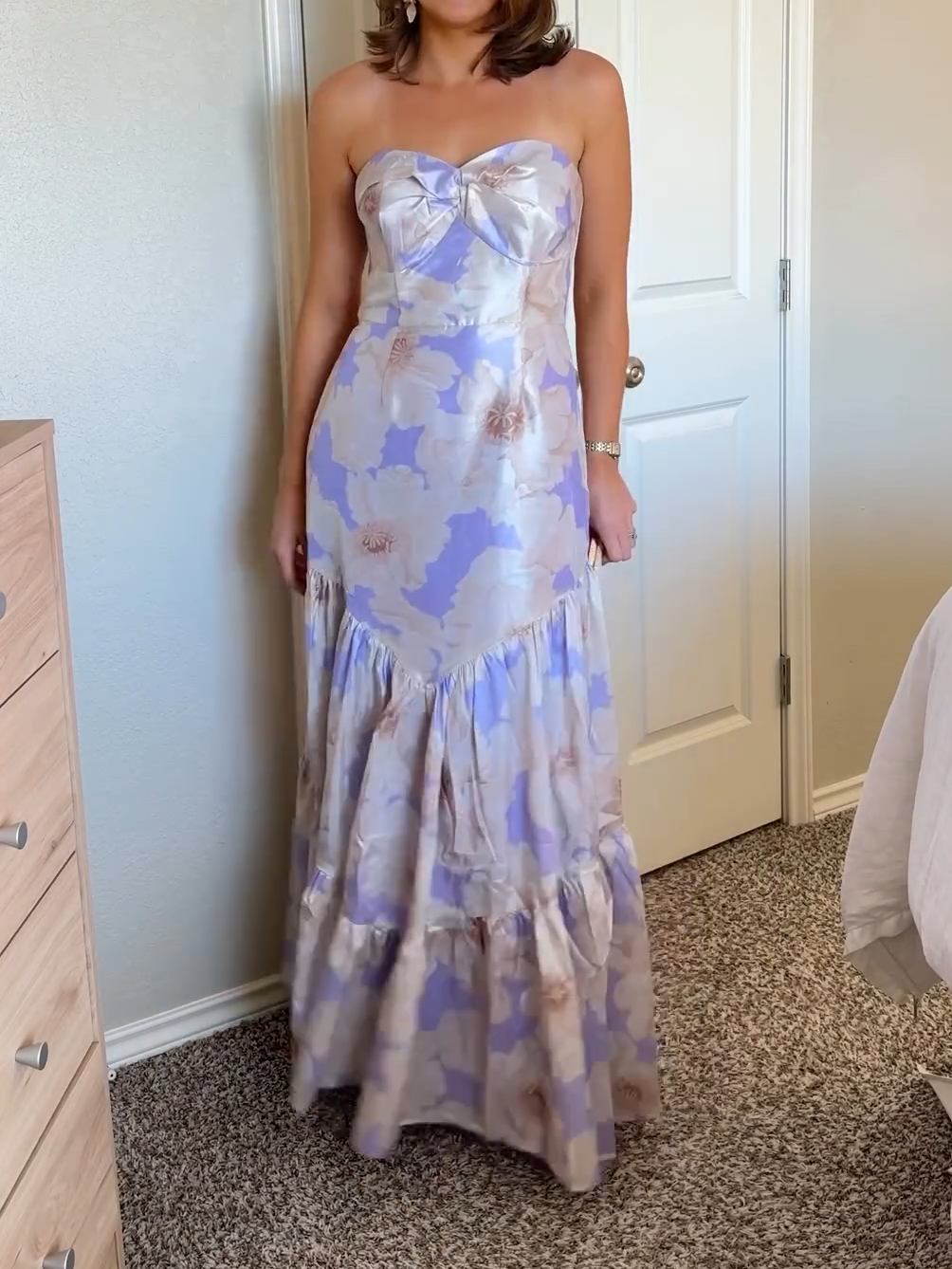 Mathilda Purple Maxi Dress