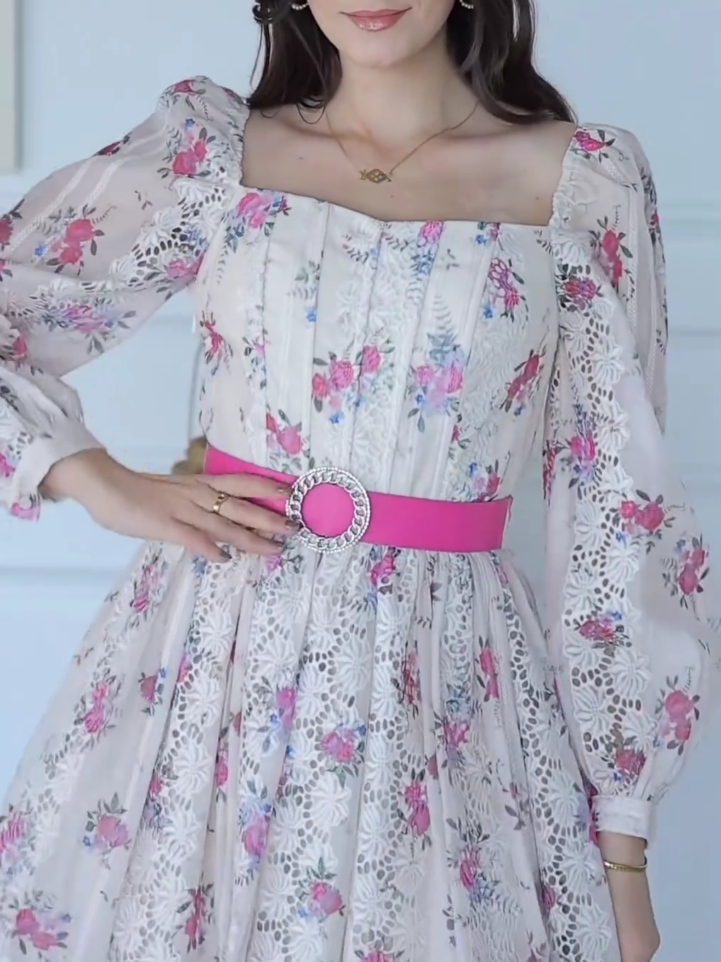 Brynja Floral Midi Dress