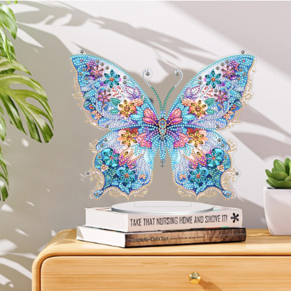 5D DIY Special Shape Diamond Painting Desk Ornament Butterfly Decor Kit