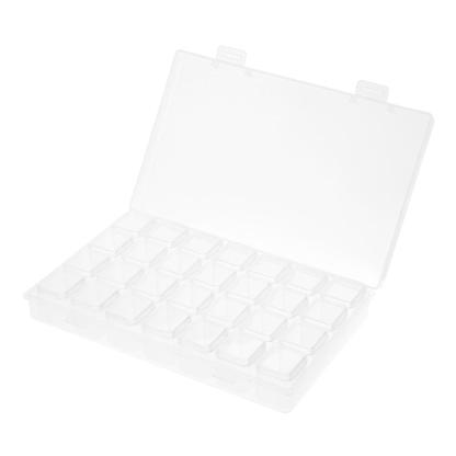 28 Lattices Transparent Container Diamond Painting Accessories Storage Box