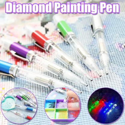 DIY Diamond Painting Drill Point Pen Tools With Led Light
