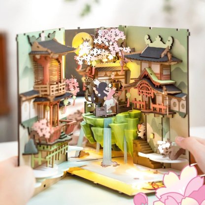 Book Nooks DIY 3D Wooden Puzzle (Best Seller)