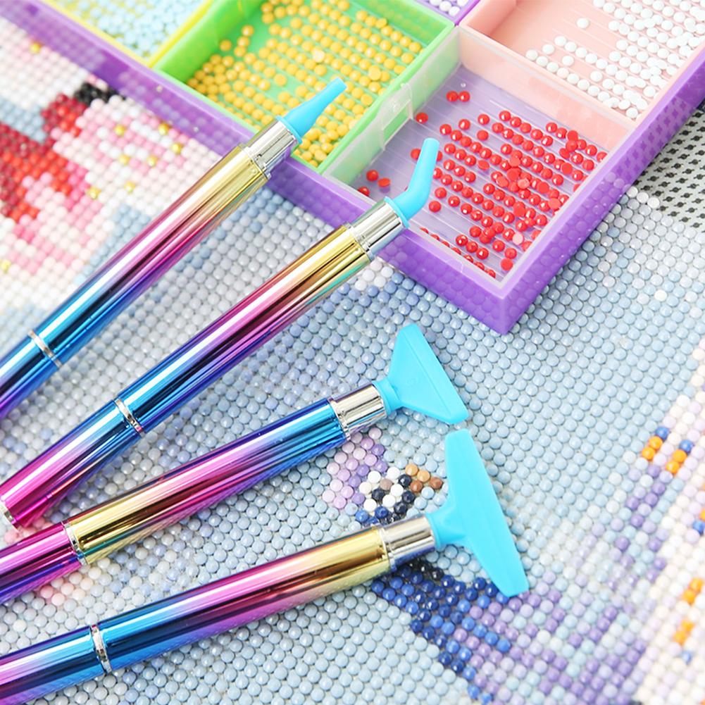 Diamond Art Accessories Screw Thread Tips with 6 Glue Clay Diamond Art Drill Pen