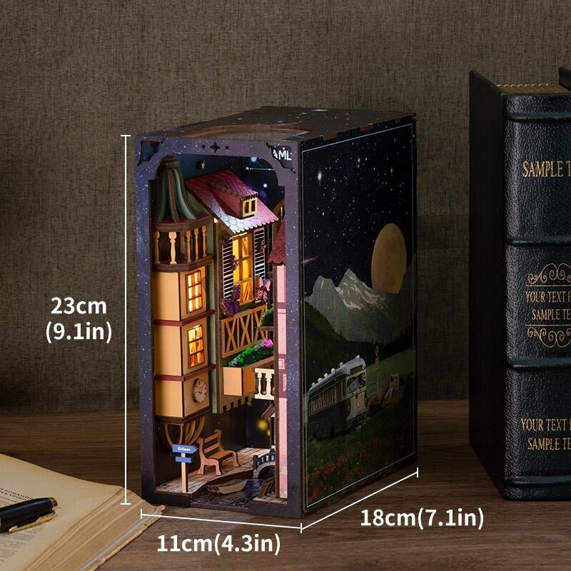 Dreamland of Alsace Book Nook 3D Wooden Puzzle