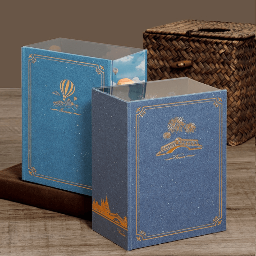Hot Air Balloon & Journal of Venice Book Nook 3D Wooden Puzzle