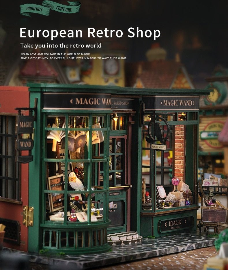 Magic Wand Shop Miniature Book Nook Kit