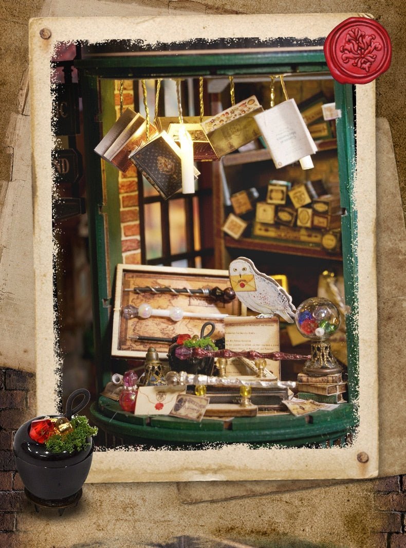 Magic Wand Shop Miniature Book Nook Kit