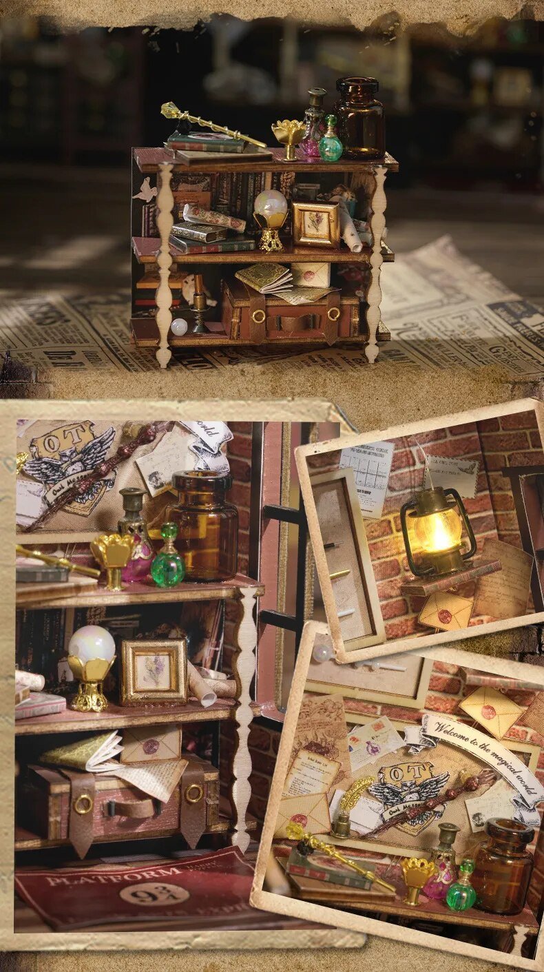 Magic Wand Shop Miniature Book Nook Kit