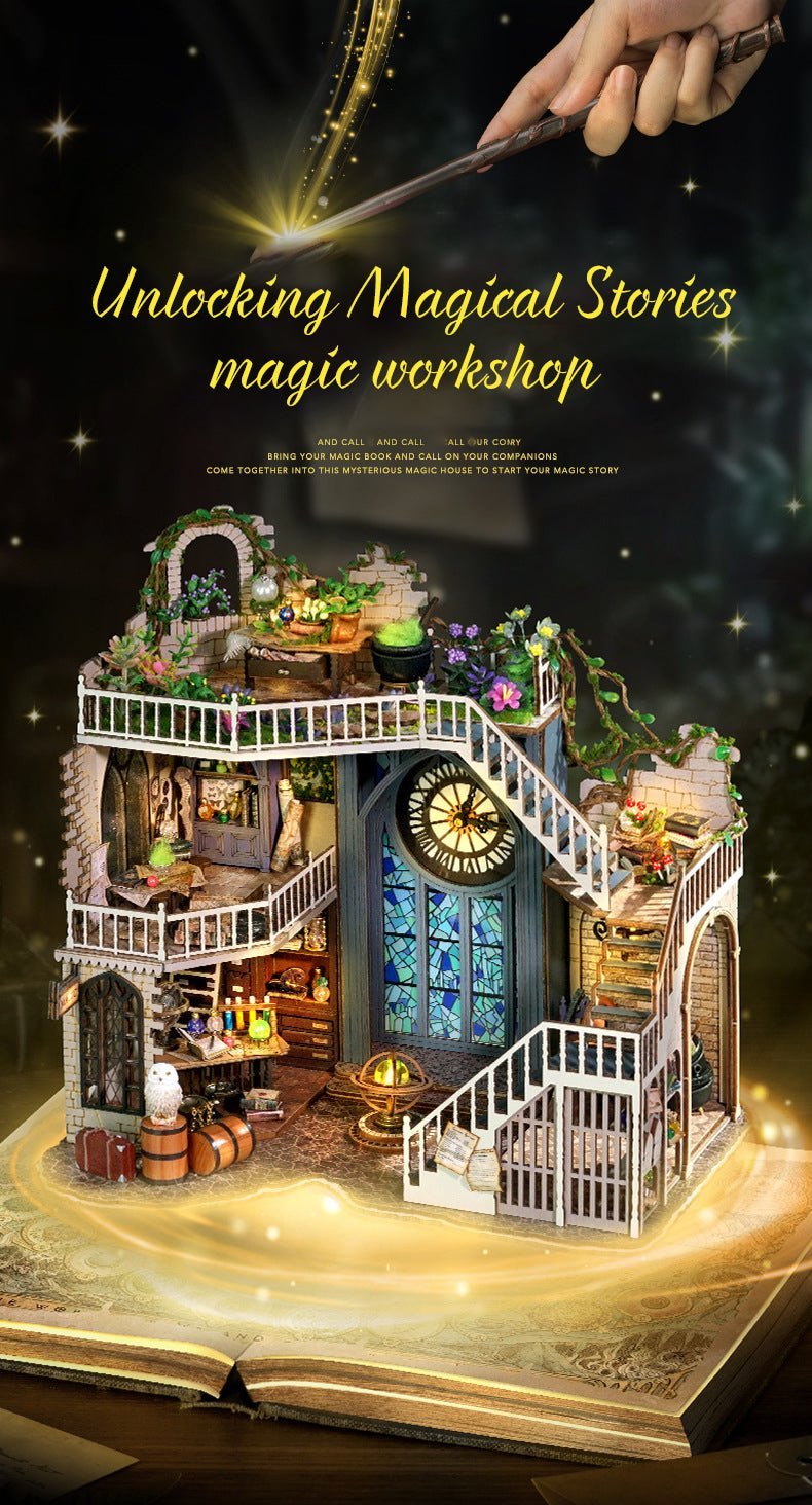 Magic Workshop Ruins Miniature Book Nook Kit