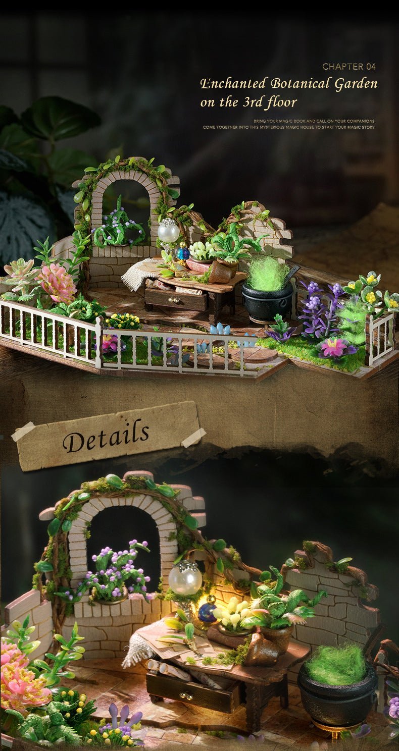 Magic Workshop Ruins Miniature Book Nook Kit