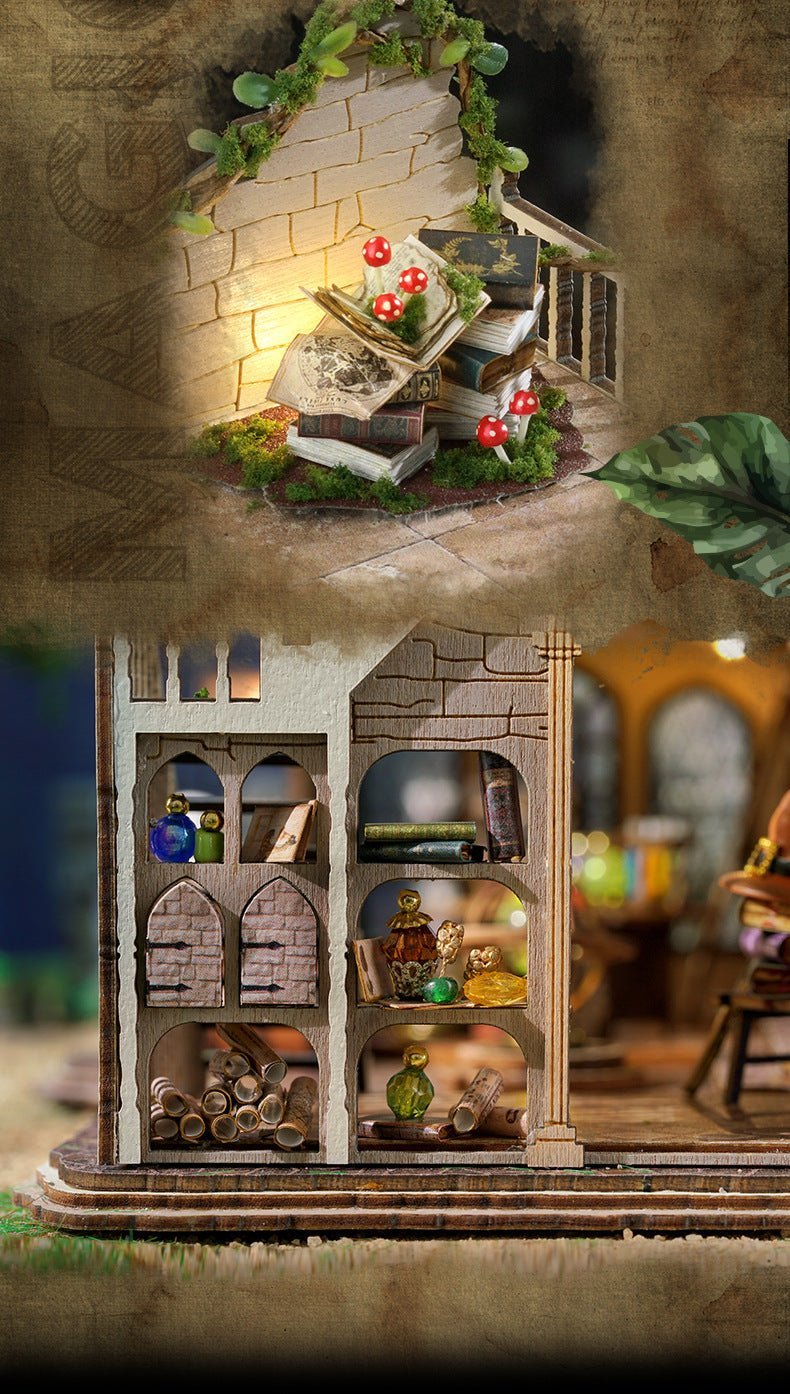 Magic Workshop Ruins Miniature Book Nook Kit