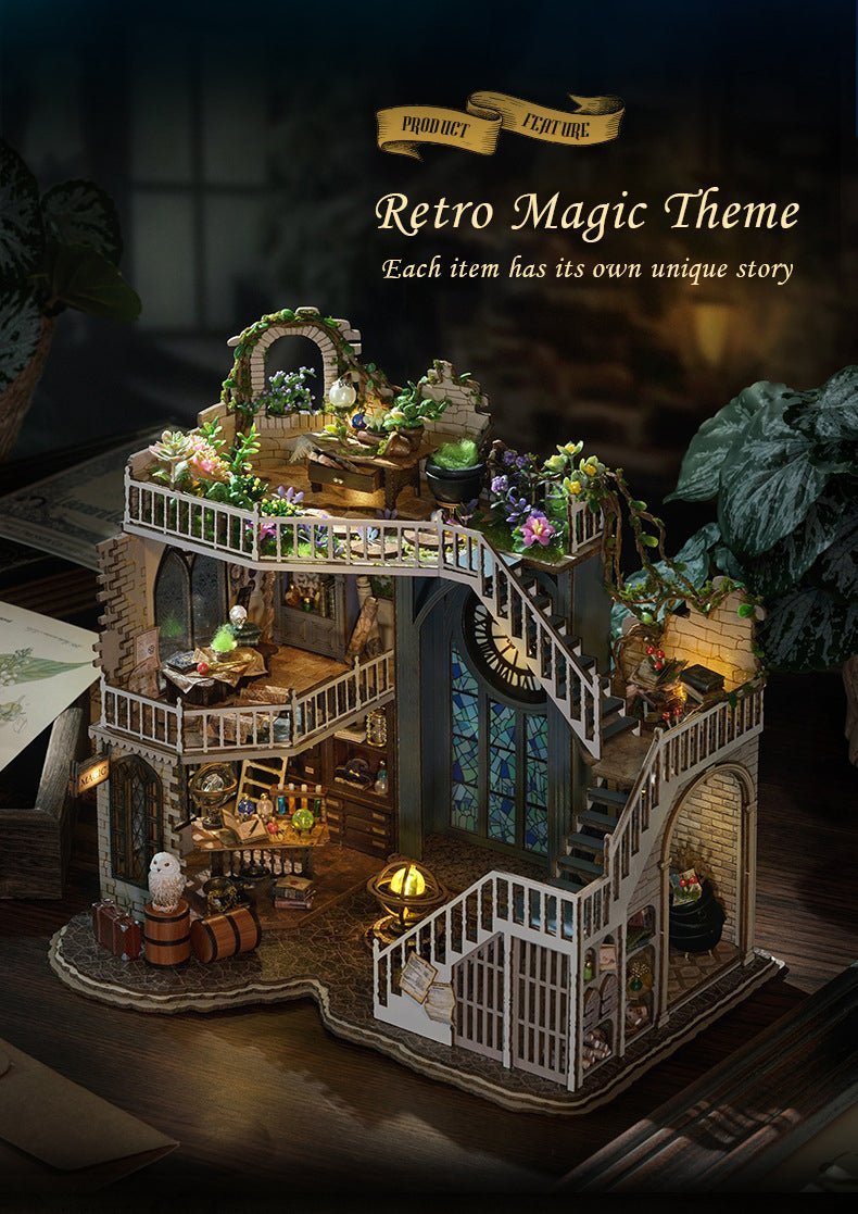 Magic Workshop Ruins Miniature Book Nook Kit