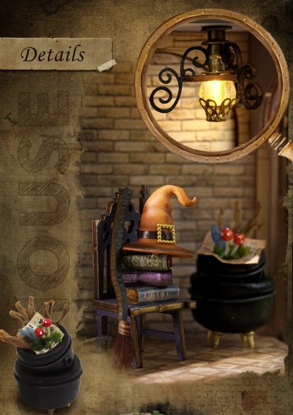 Magic Workshop Ruins Miniature Book Nook Kit