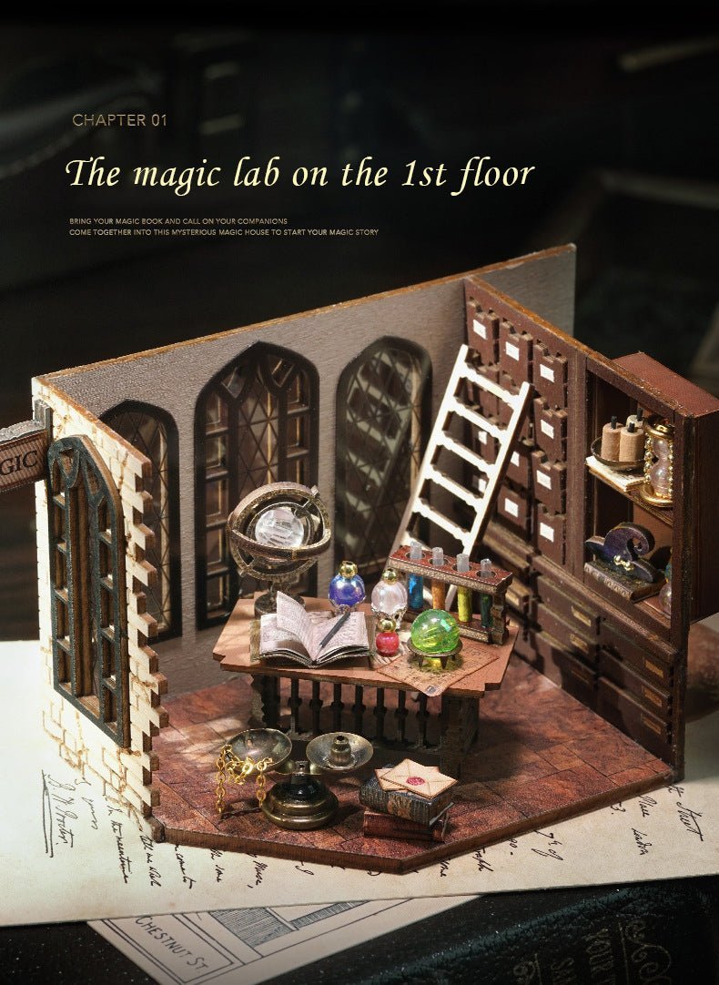 Magic Workshop Ruins Miniature Book Nook Kit