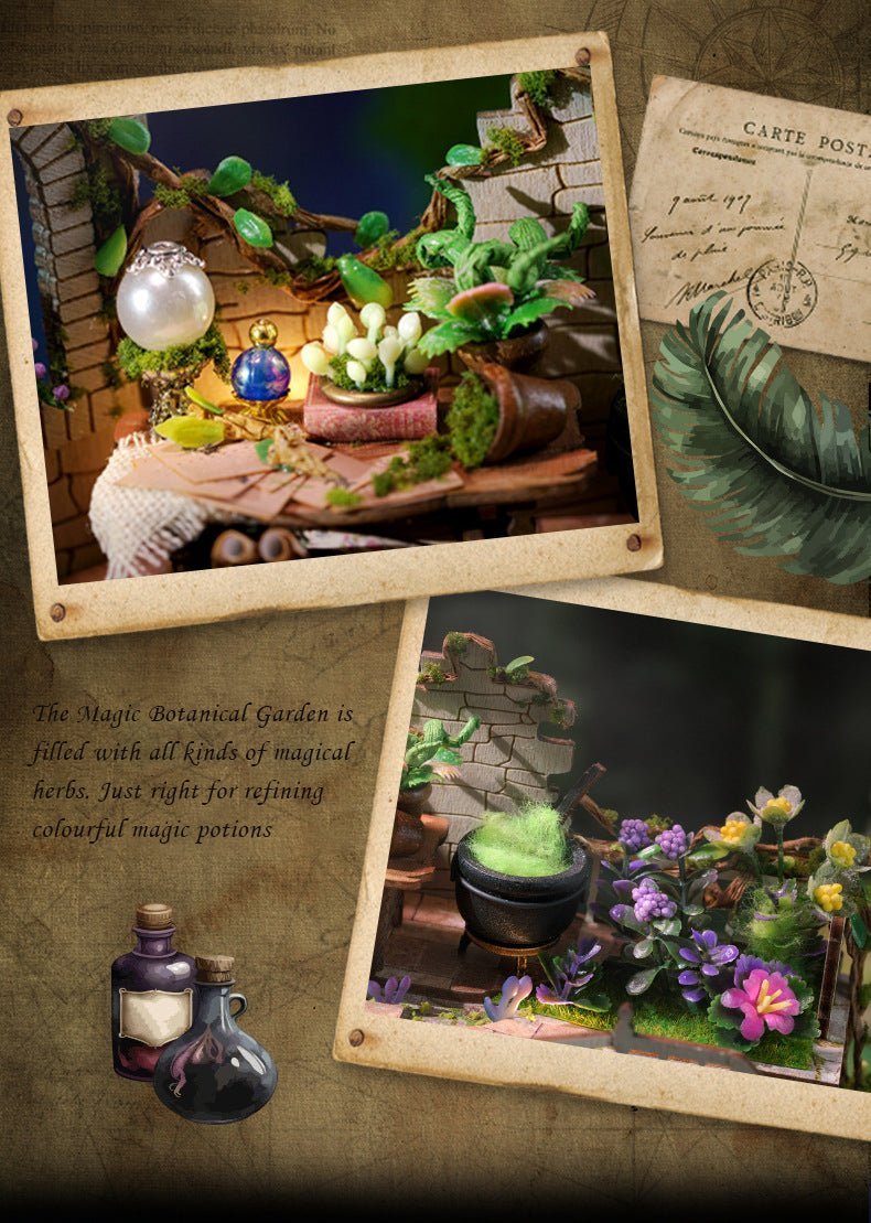 Magic Workshop Ruins Miniature Book Nook Kit