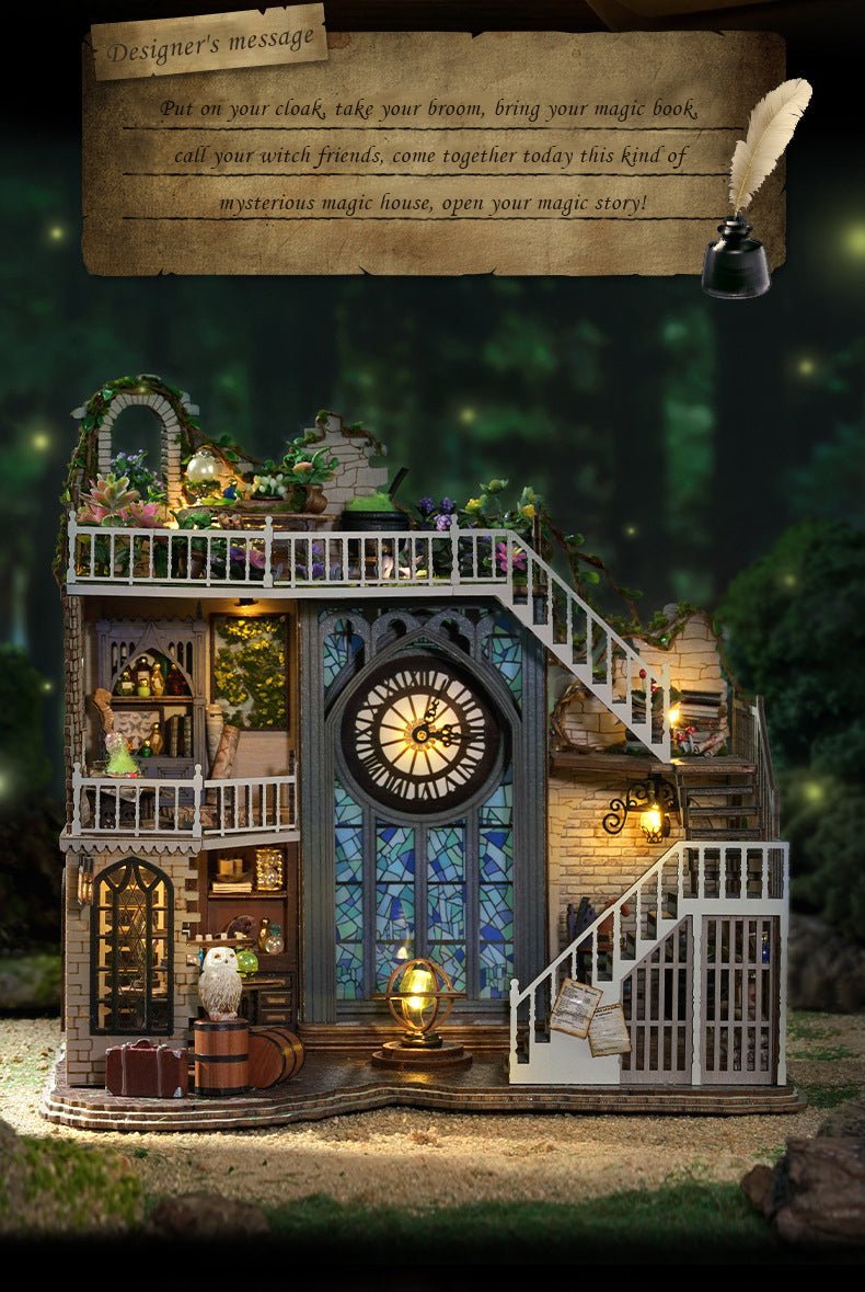 Magic Workshop Ruins Miniature Book Nook Kit
