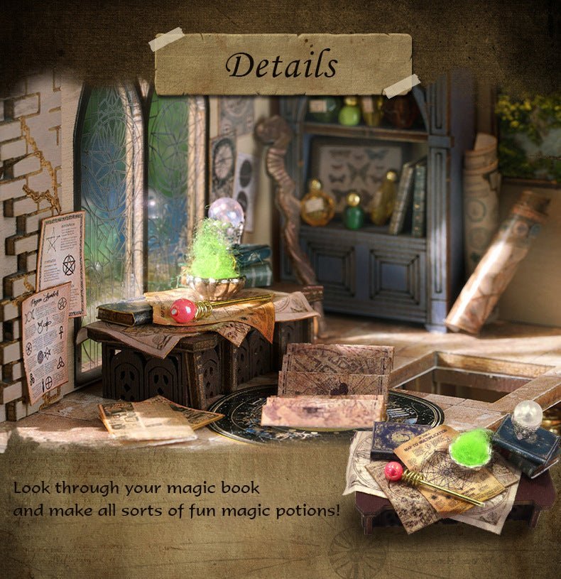 Magic Workshop Ruins Miniature Book Nook Kit
