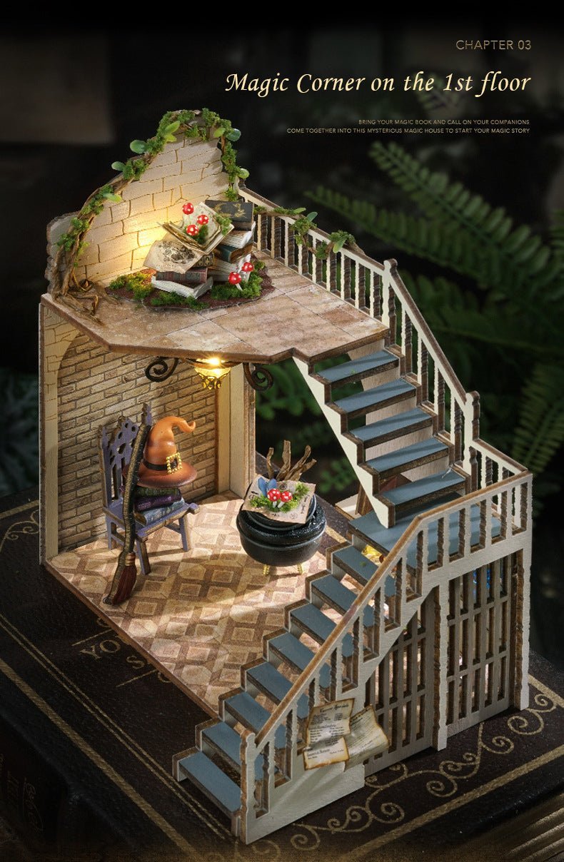 Magic Workshop Ruins Miniature Book Nook Kit