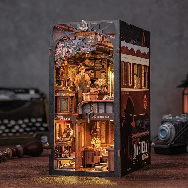 Train Mystery Case DIY Book Nook Kit