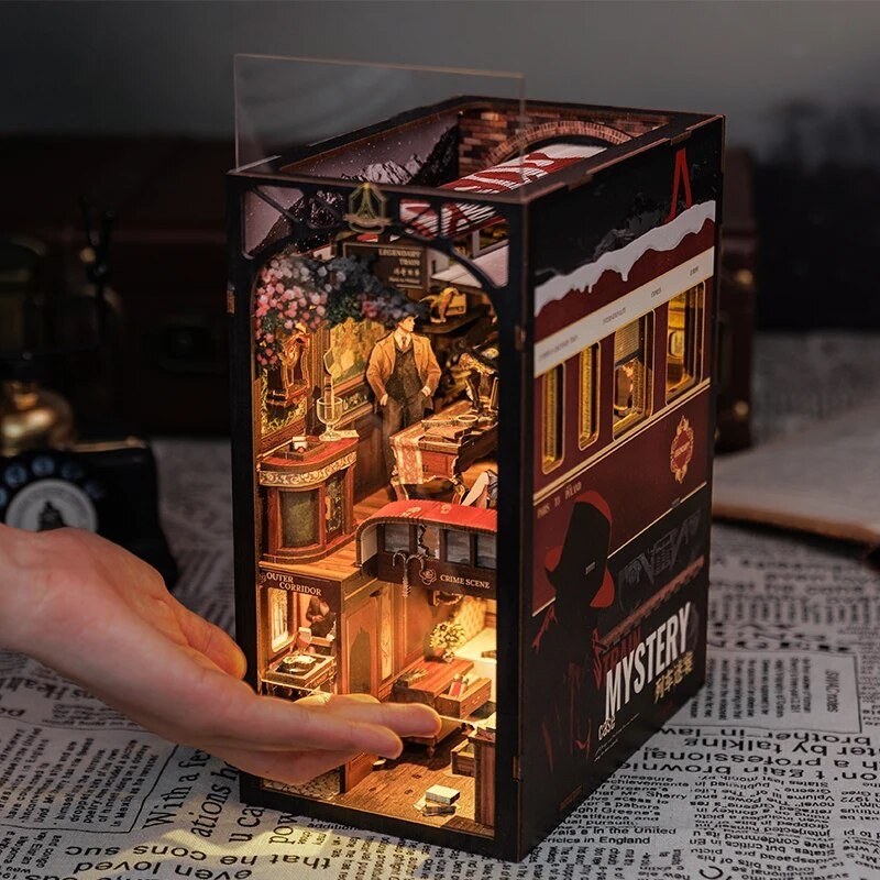 Train Mystery Case DIY Book Nook Kit