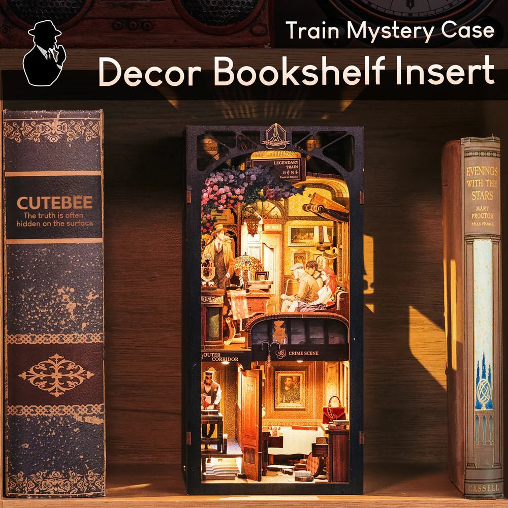 Train Mystery Case DIY Book Nook Kit