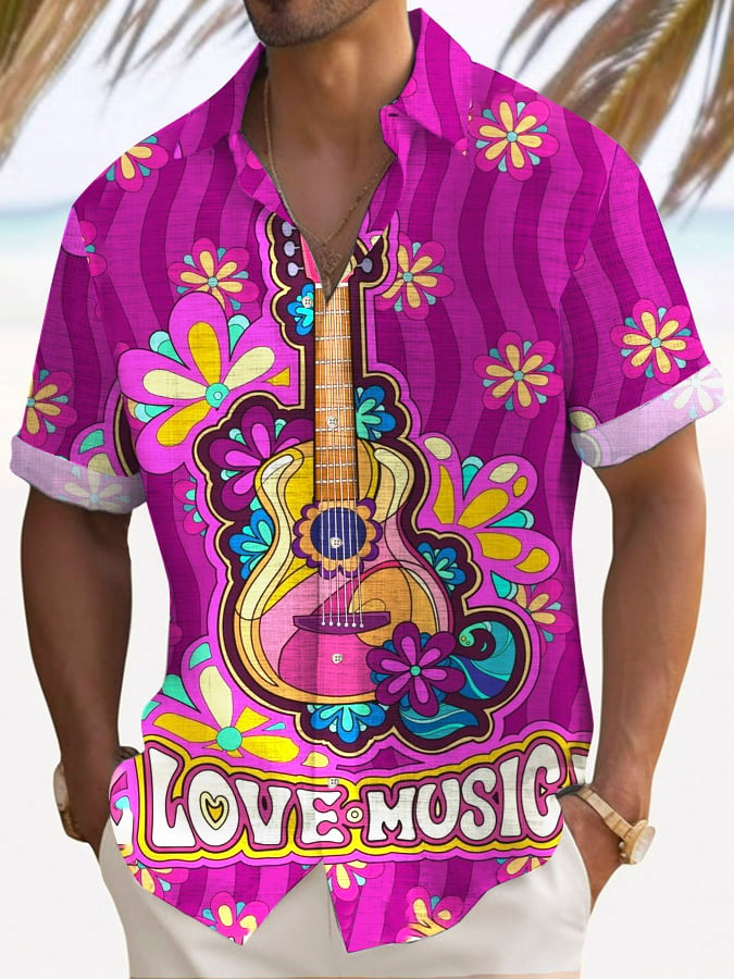 Men's Retro Hippie Casual Shirt