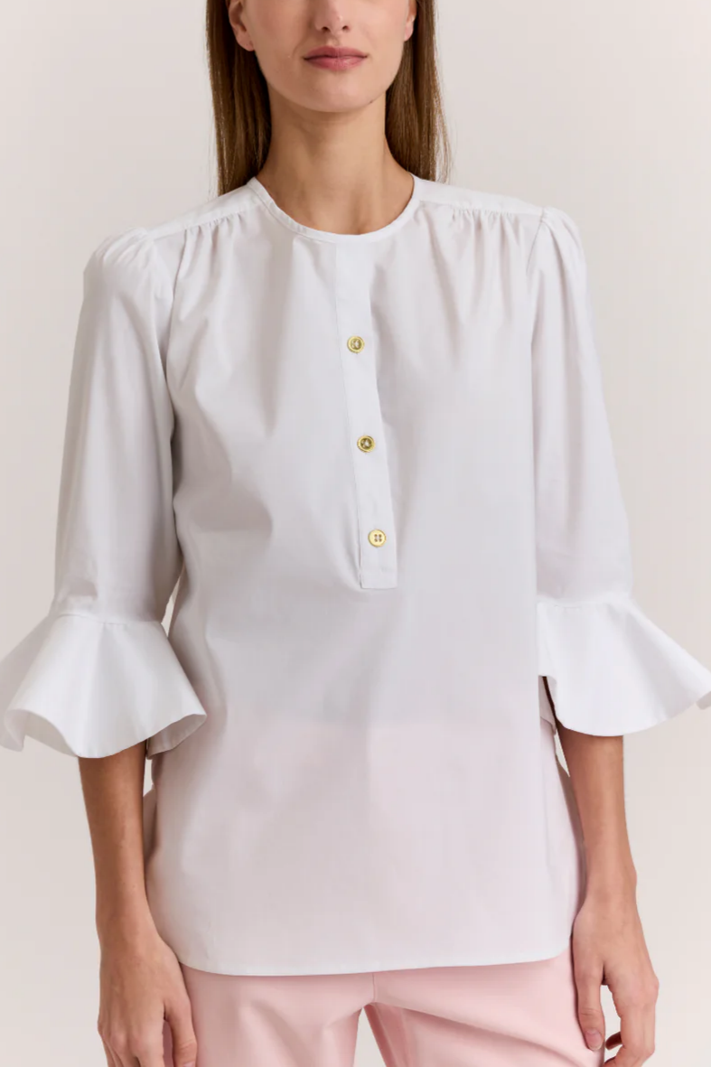 Cotton Poplin Blouse 