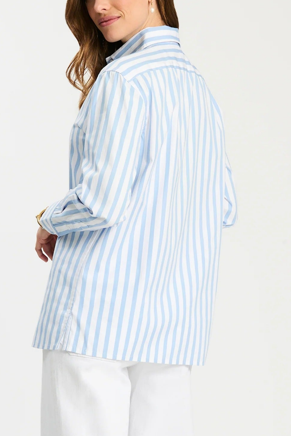 Striped Poplin Shirt
