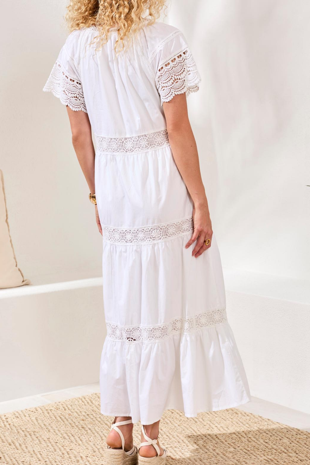 Short Sleeve Peasant Dress