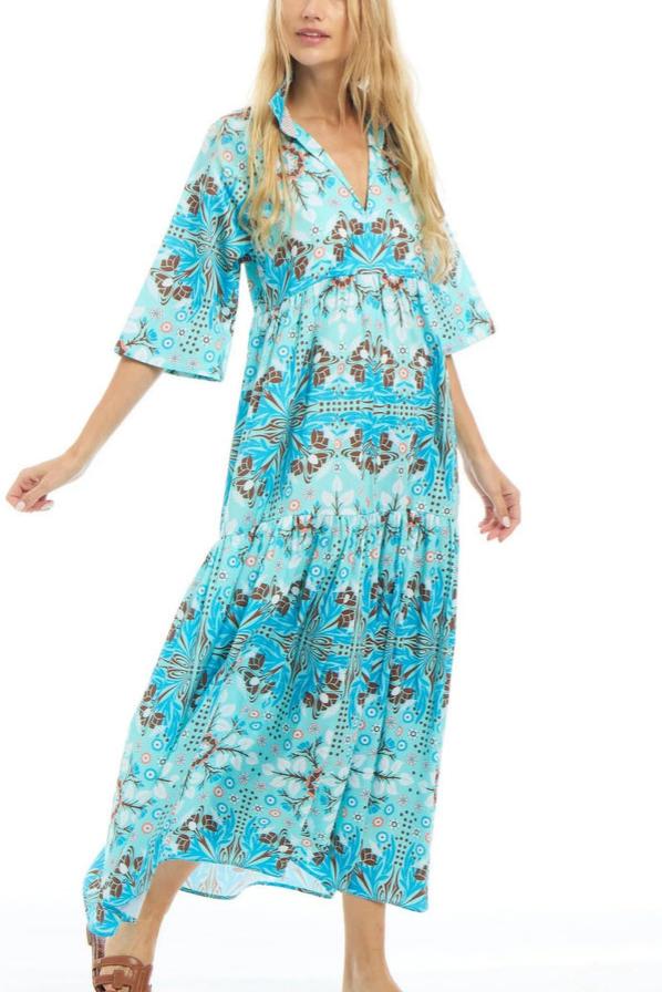 Printed Bohemian Maxi Dress
