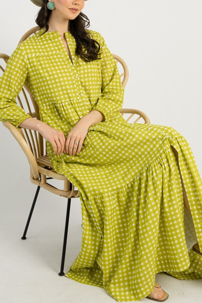 The Boho Maxi, Citron Check
