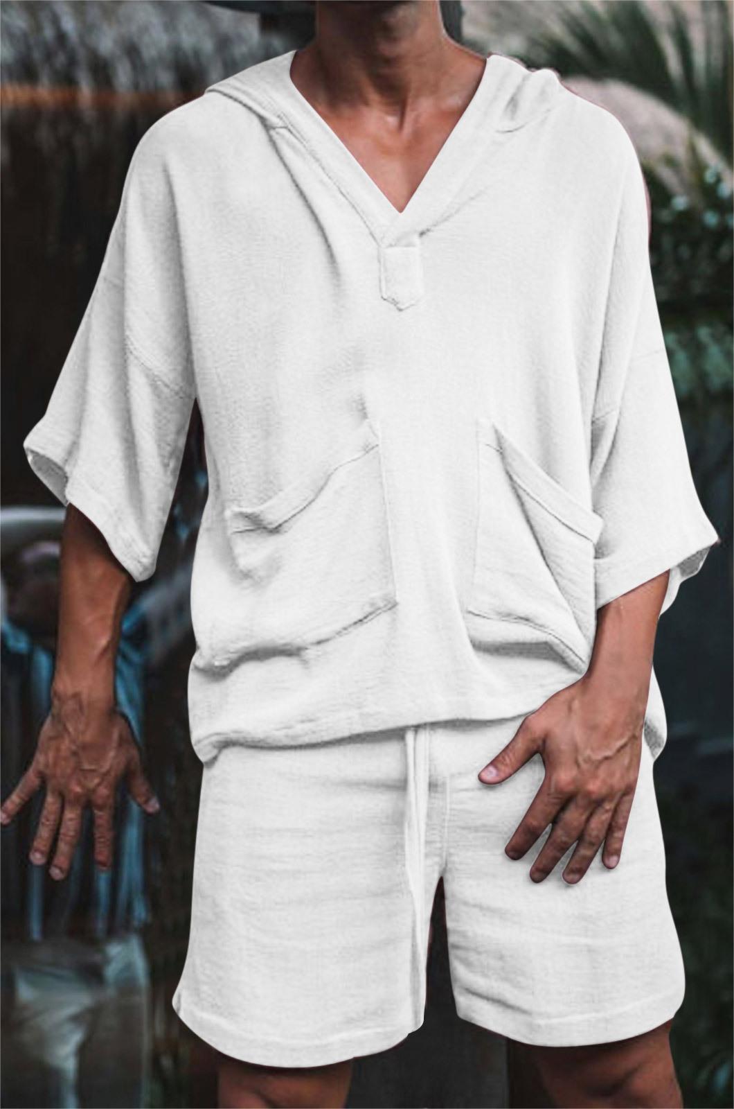 Loose Men's Casual Two Piece Set