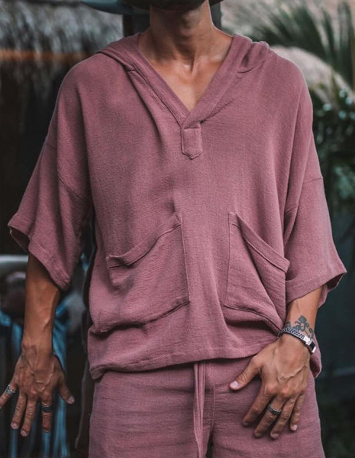 Loose Men's Casual Two Piece Set