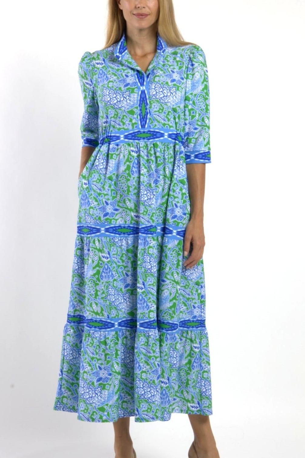 Color-block Layered Dress