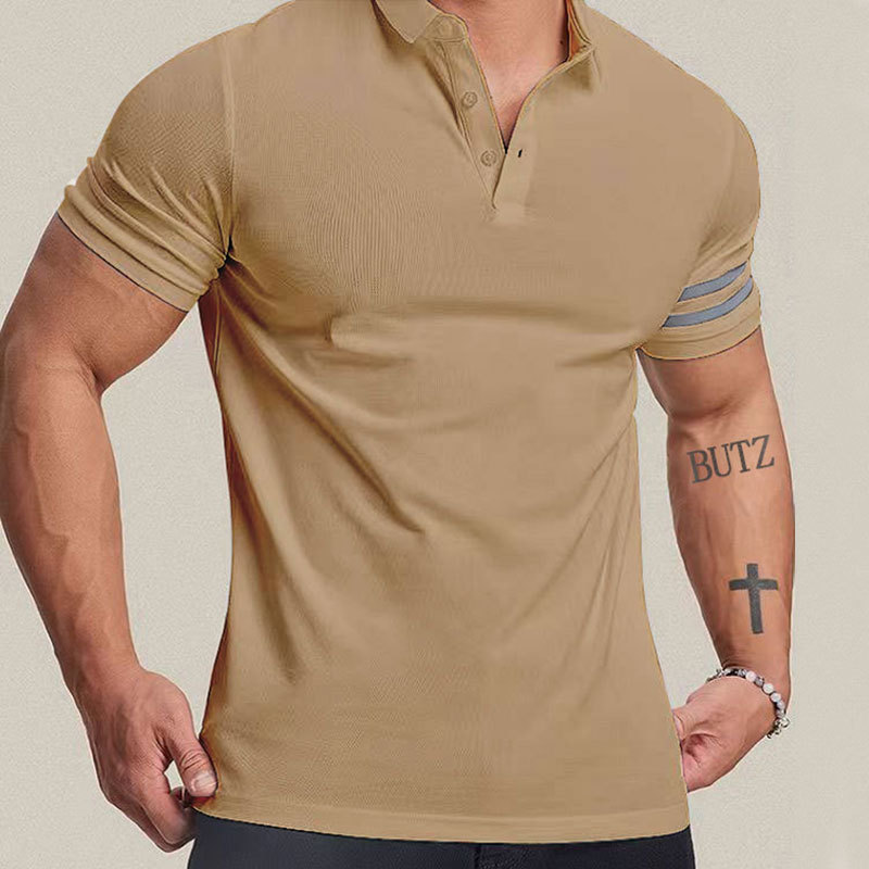 Casual Short-Sleeved Breathable Polo Shirt