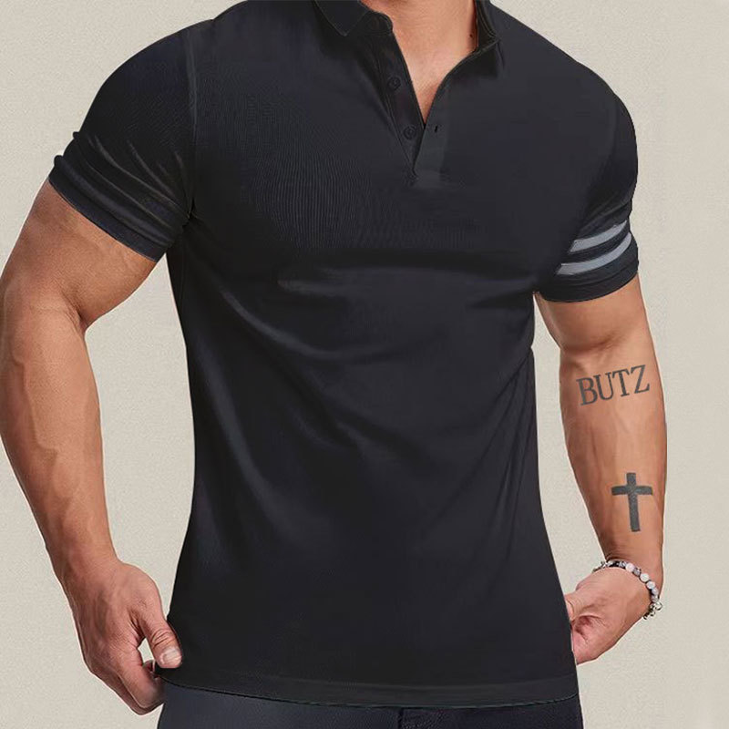 Casual Short-Sleeved Breathable Polo Shirt