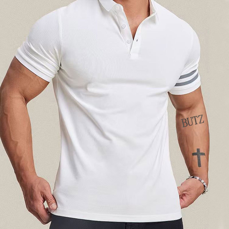 Casual Short-Sleeved Breathable Polo Shirt
