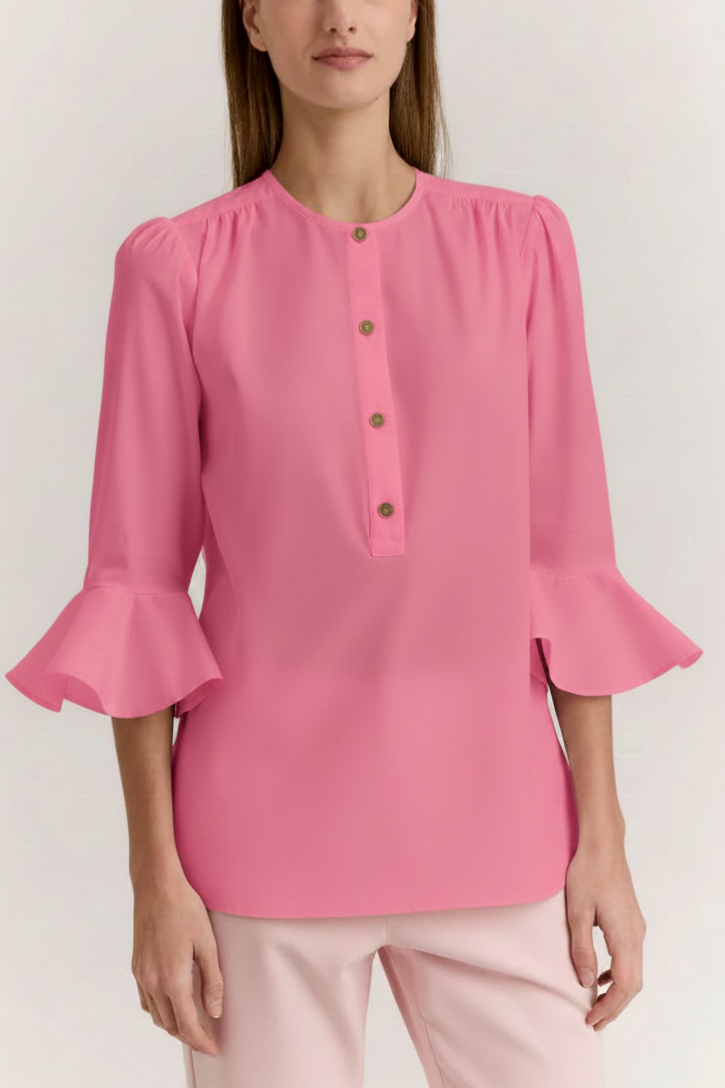 Cotton Poplin Blouse 